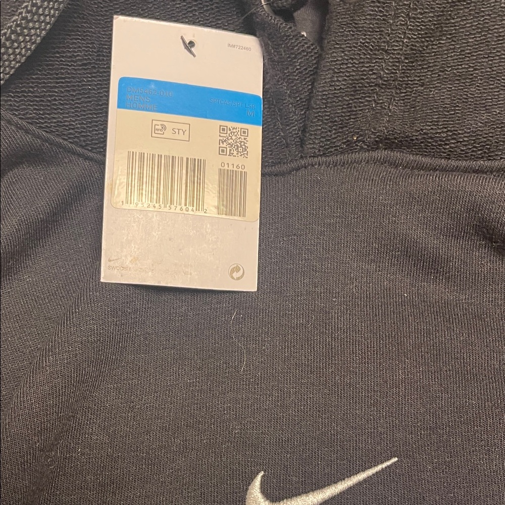 Nike Charcoal Sweatshirt with Silver Logo